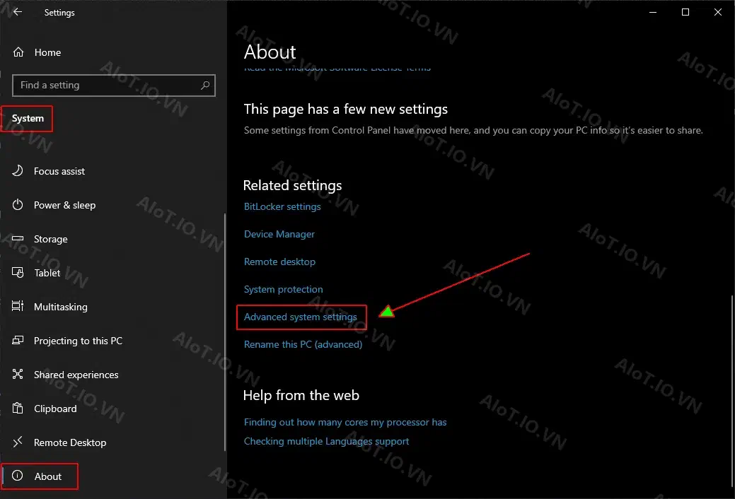 Add system variable