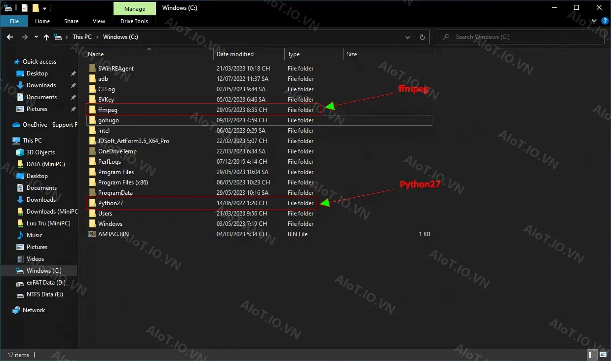 Python 2.7 and FFmpeg