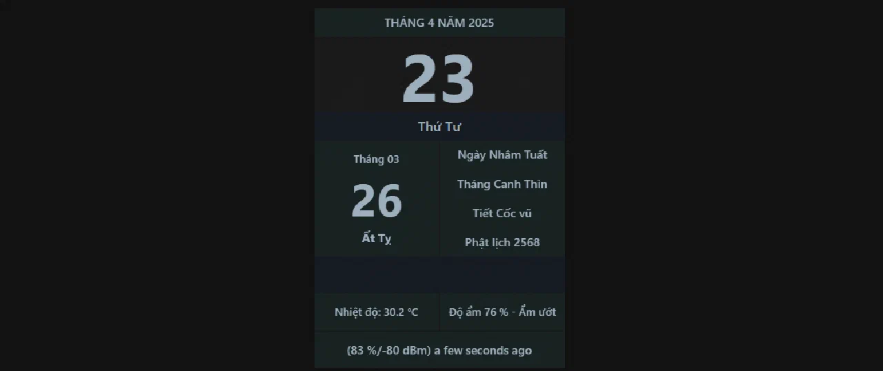 [OpenHAB] Share script Âm lịch Việt Nam cho OpenHAB